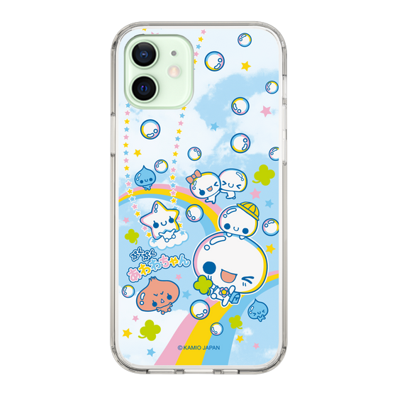 スリムプロテクションケース［ ぷくぷくあわわちゃん - レインボー ］