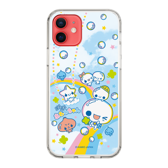 スリムプロテクションケース［ ぷくぷくあわわちゃん - レインボー ］