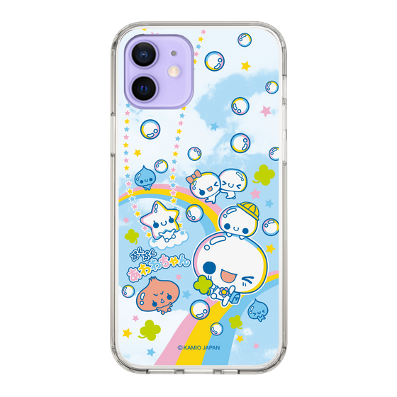 スリムプロテクションケース［ ぷくぷくあわわちゃん - レインボー ］