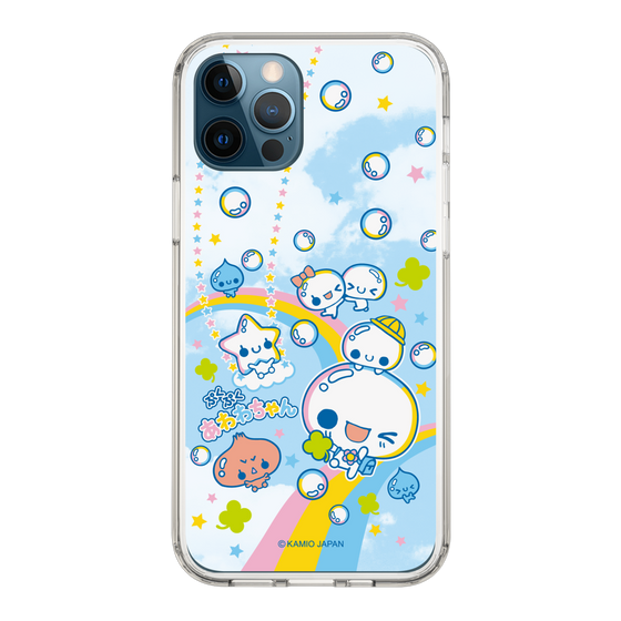 スリムプロテクションケース［ ぷくぷくあわわちゃん - レインボー ］