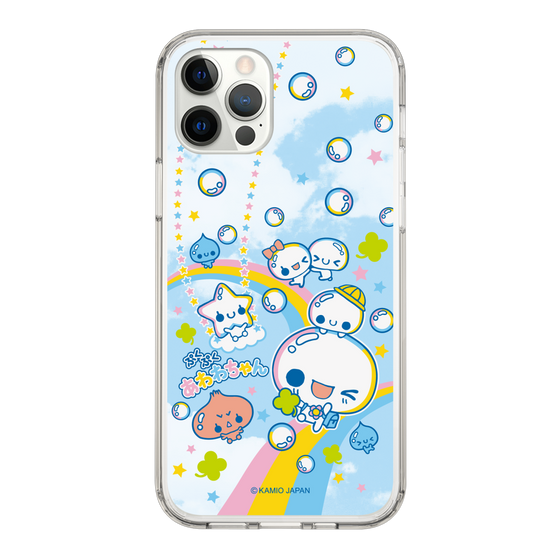 スリムプロテクションケース［ ぷくぷくあわわちゃん - レインボー ］