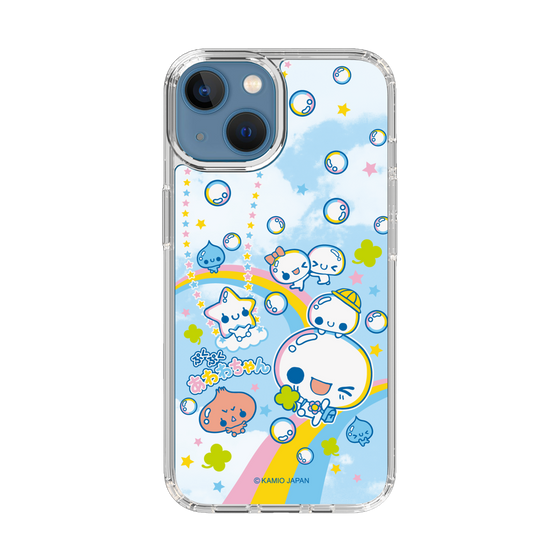 スリムプロテクションケース［ ぷくぷくあわわちゃん - レインボー ］