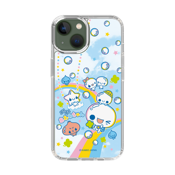 スリムプロテクションケース［ ぷくぷくあわわちゃん - レインボー ］