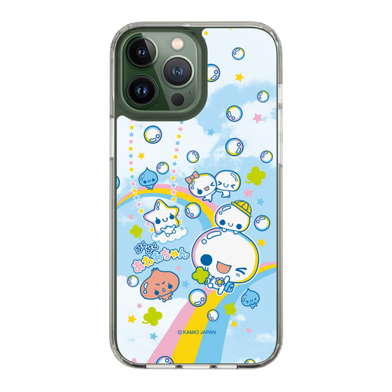 スリムプロテクションケース［ ぷくぷくあわわちゃん - レインボー ］