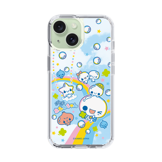 スリムプロテクションケース［ ぷくぷくあわわちゃん - レインボー ］
