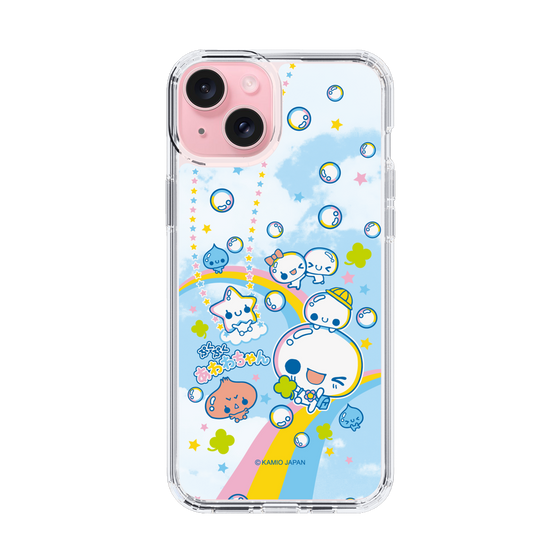 スリムプロテクションケース［ ぷくぷくあわわちゃん - レインボー ］