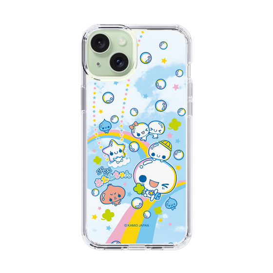 スリムプロテクションケース［ ぷくぷくあわわちゃん - レインボー ］