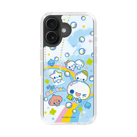 スリムプロテクションケース［ ぷくぷくあわわちゃん - レインボー ］
