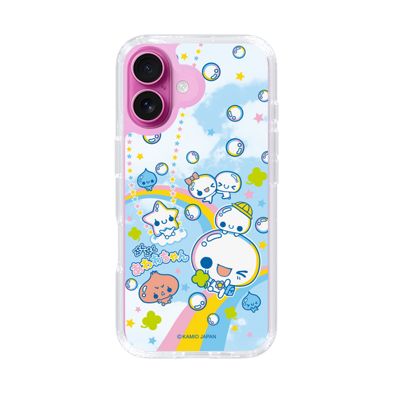 スリムプロテクションケース［ ぷくぷくあわわちゃん - レインボー ］