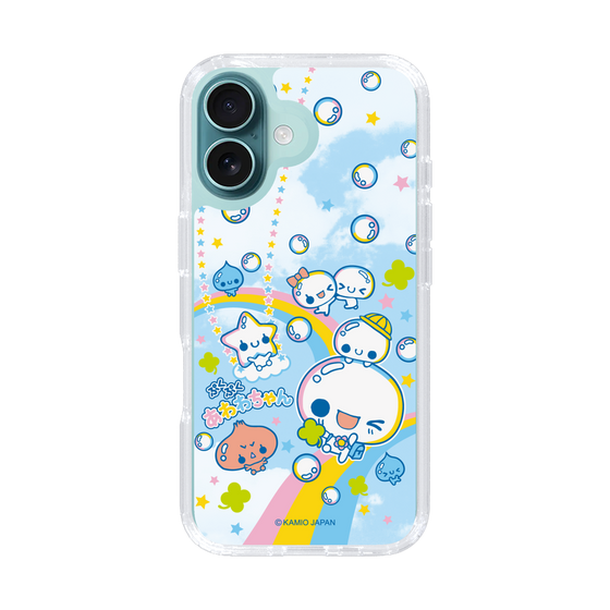 スリムプロテクションケース［ ぷくぷくあわわちゃん - レインボー ］