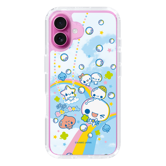 スリムプロテクションケース［ ぷくぷくあわわちゃん - レインボー ］