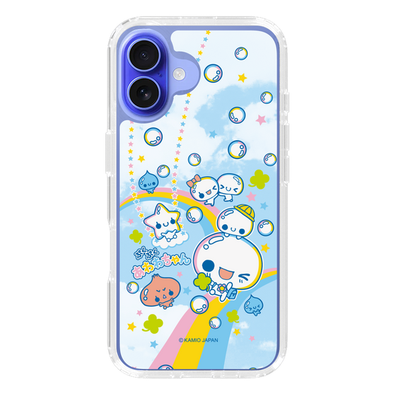 スリムプロテクションケース［ ぷくぷくあわわちゃん - レインボー ］