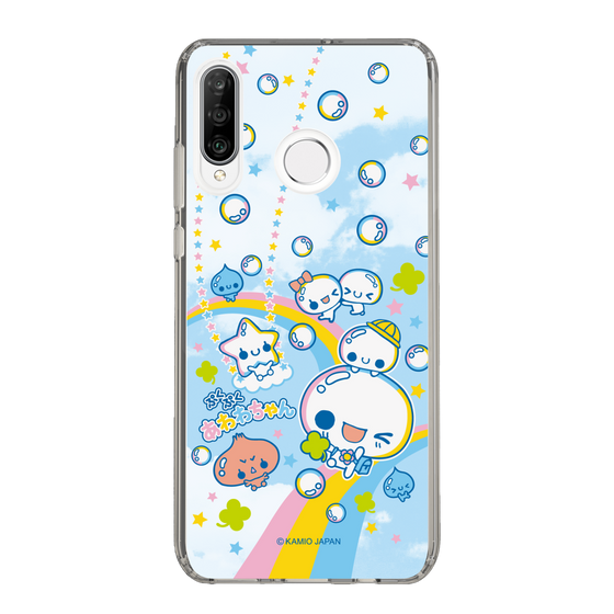 スリムプロテクションケース［ ぷくぷくあわわちゃん - レインボー ］