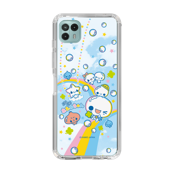 スリムプロテクションケース［ ぷくぷくあわわちゃん - レインボー ］