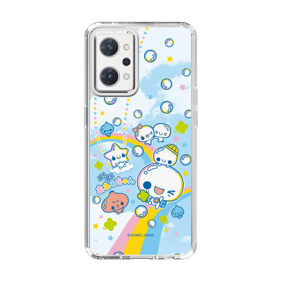 スリムプロテクションケース［ ぷくぷくあわわちゃん - レインボー ］