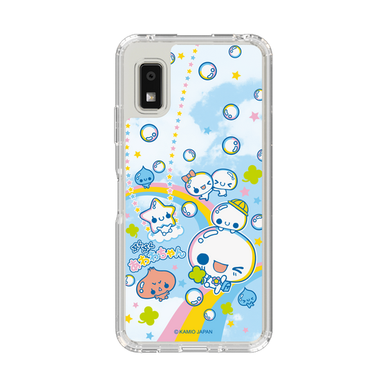 スリムプロテクションケース［ ぷくぷくあわわちゃん - レインボー ］