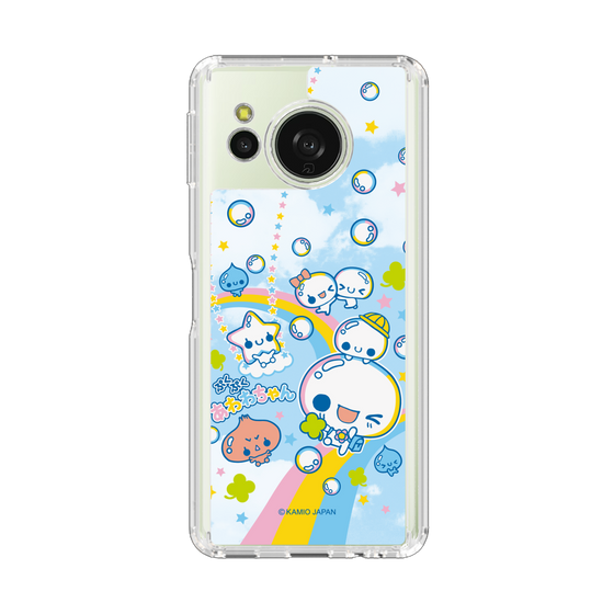 スリムプロテクションケース［ ぷくぷくあわわちゃん - レインボー ］