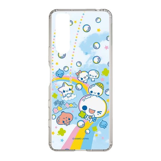 スリムプロテクションケース［ ぷくぷくあわわちゃん - レインボー ］