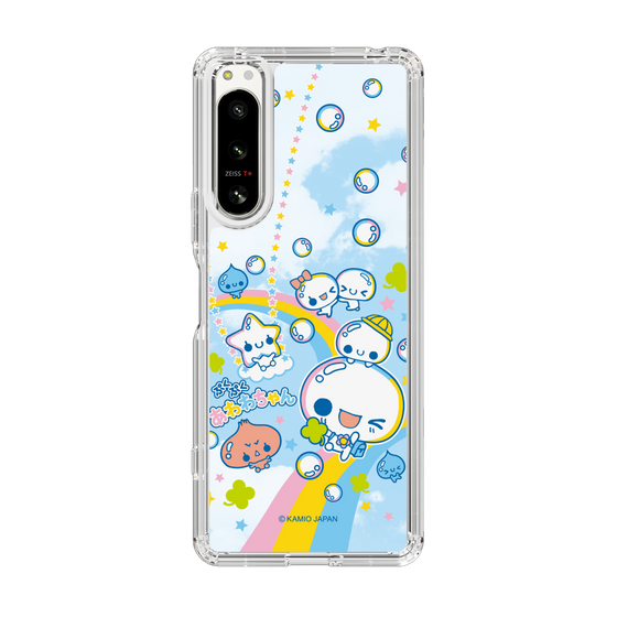 スリムプロテクションケース［ ぷくぷくあわわちゃん - レインボー ］
