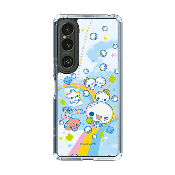 スリムプロテクションケース［ ぷくぷくあわわちゃん - レインボー ］