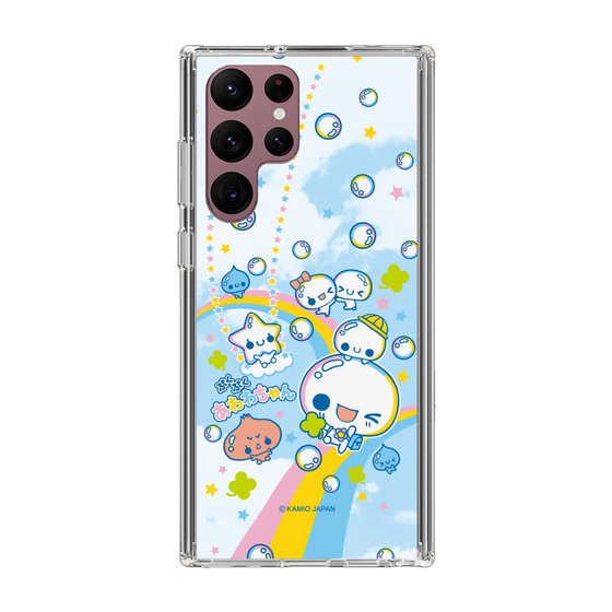 スリムプロテクションケース［ ぷくぷくあわわちゃん - レインボー ］