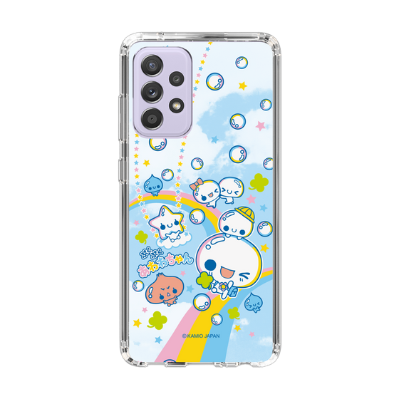 スリムプロテクションケース［ ぷくぷくあわわちゃん - レインボー ］