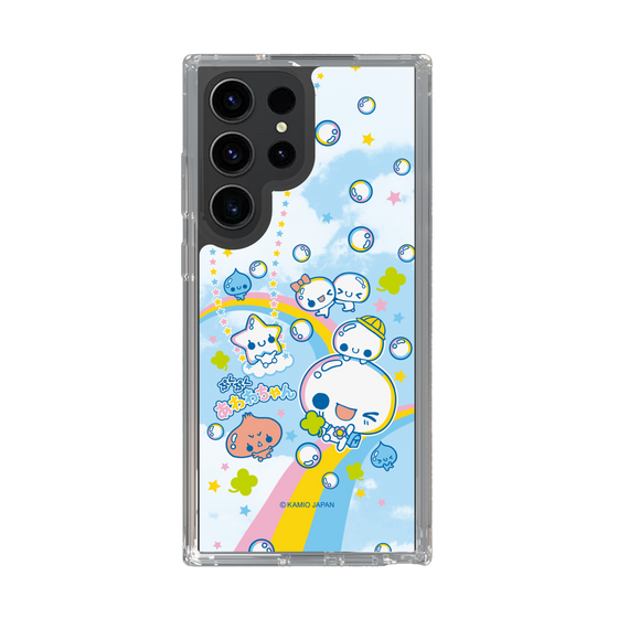 スリムプロテクションケース［ ぷくぷくあわわちゃん - レインボー ］
