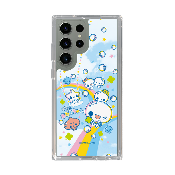 スリムプロテクションケース［ ぷくぷくあわわちゃん - レインボー ］
