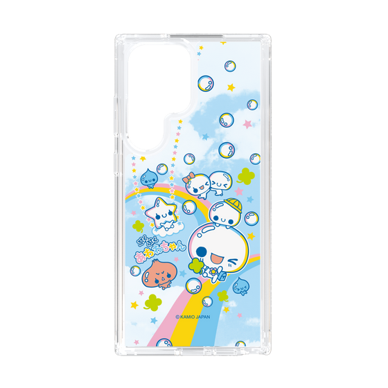 スリムプロテクションケース［ ぷくぷくあわわちゃん - レインボー ］