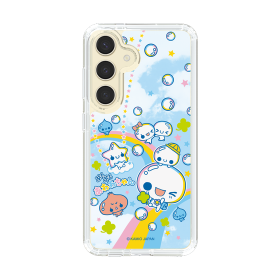 スリムプロテクションケース［ ぷくぷくあわわちゃん - レインボー ］