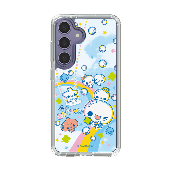 スリムプロテクションケース［ ぷくぷくあわわちゃん - レインボー ］