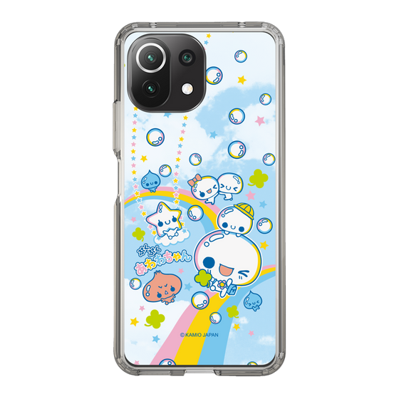 スリムプロテクションケース［ ぷくぷくあわわちゃん - レインボー ］