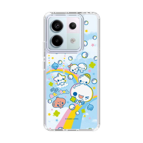 スリムプロテクションケース［ ぷくぷくあわわちゃん - レインボー ］