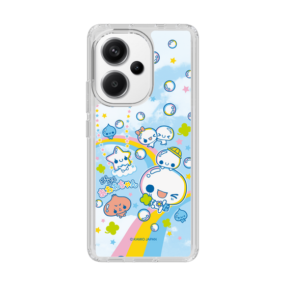 スリムプロテクションケース［ ぷくぷくあわわちゃん - レインボー ］