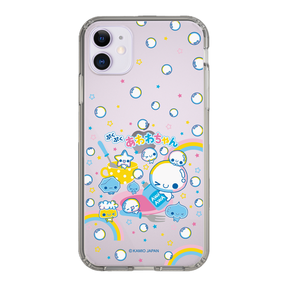 スリムプロテクションケース［ ぷくぷくあわわちゃん - しゃぼんだま ］