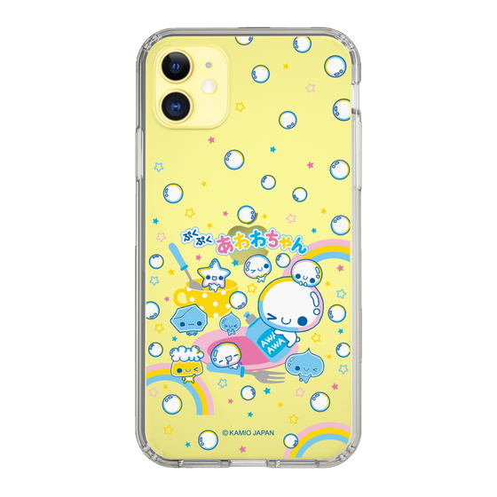 スリムプロテクションケース［ ぷくぷくあわわちゃん - しゃぼんだま ］