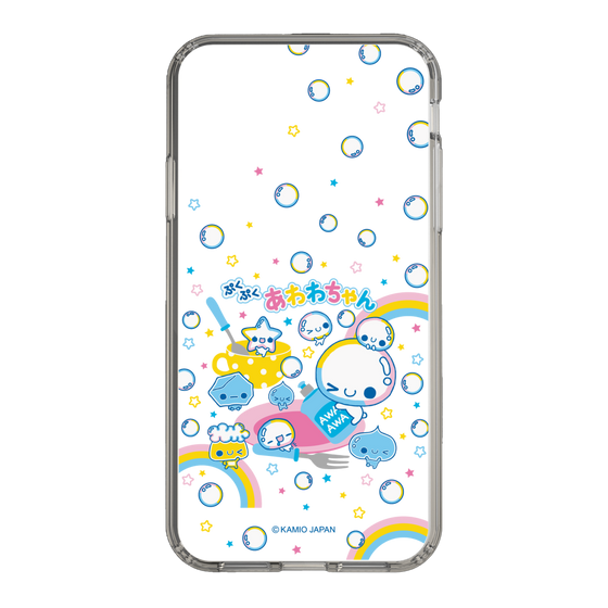 スリムプロテクションケース［ ぷくぷくあわわちゃん - しゃぼんだま ］
