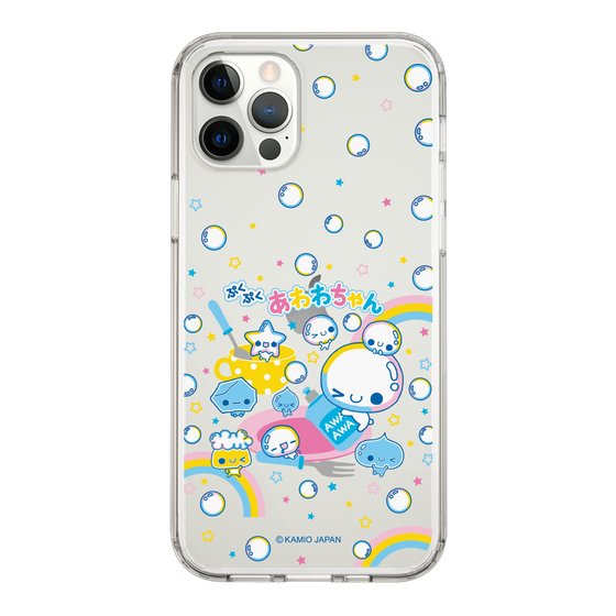 スリムプロテクションケース［ ぷくぷくあわわちゃん - しゃぼんだま ］