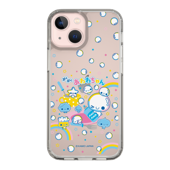 スリムプロテクションケース［ ぷくぷくあわわちゃん - しゃぼんだま ］