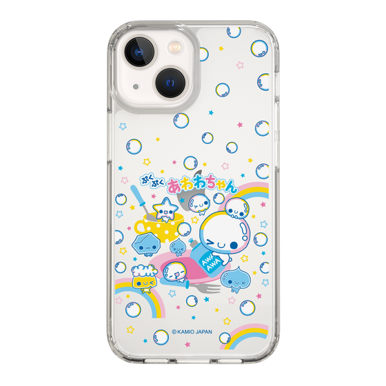 スリムプロテクションケース［ ぷくぷくあわわちゃん - しゃぼんだま ］