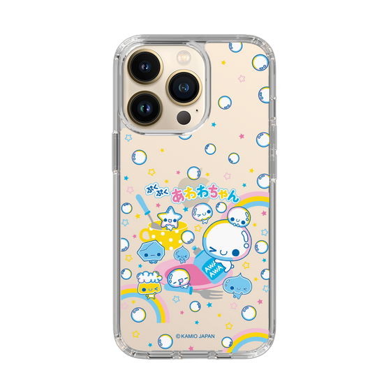 スリムプロテクションケース［ ぷくぷくあわわちゃん - しゃぼんだま ］