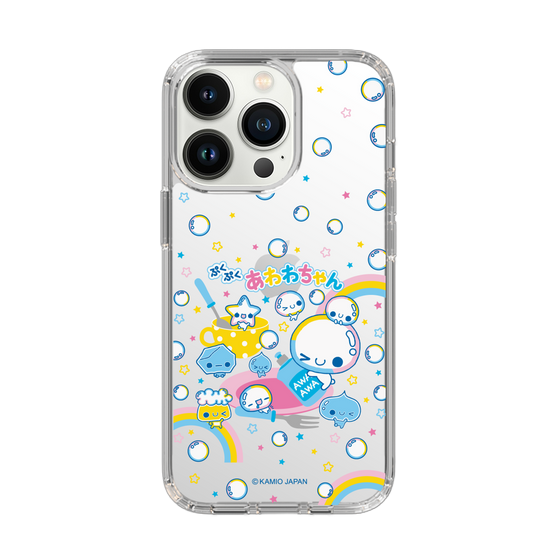 スリムプロテクションケース［ ぷくぷくあわわちゃん - しゃぼんだま ］