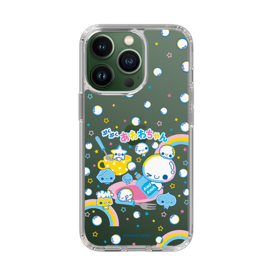 スリムプロテクションケース［ ぷくぷくあわわちゃん - しゃぼんだま ］