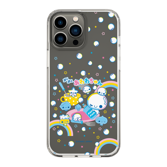 スリムプロテクションケース［ ぷくぷくあわわちゃん - しゃぼんだま ］