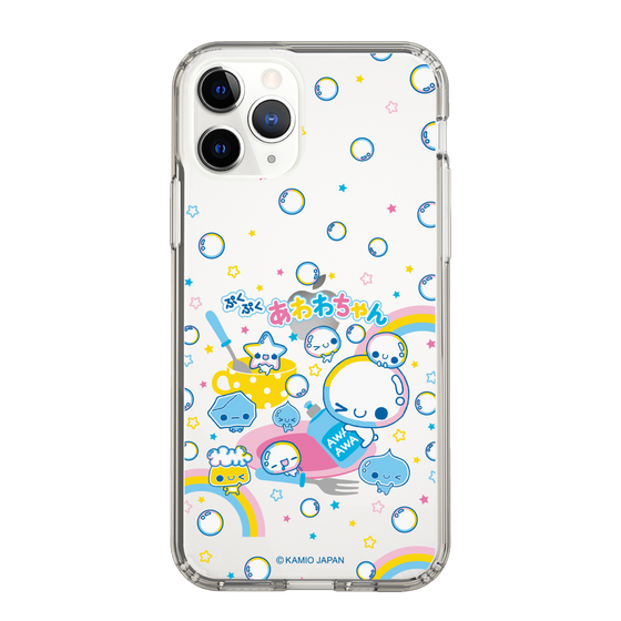 スリムプロテクションケース［ ぷくぷくあわわちゃん - しゃぼんだま ］