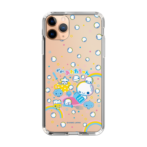 スリムプロテクションケース［ ぷくぷくあわわちゃん - しゃぼんだま ］