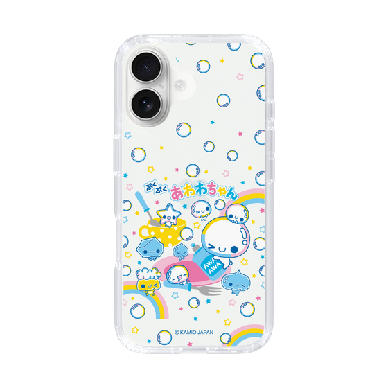 スリムプロテクションケース［ ぷくぷくあわわちゃん - しゃぼんだま ］