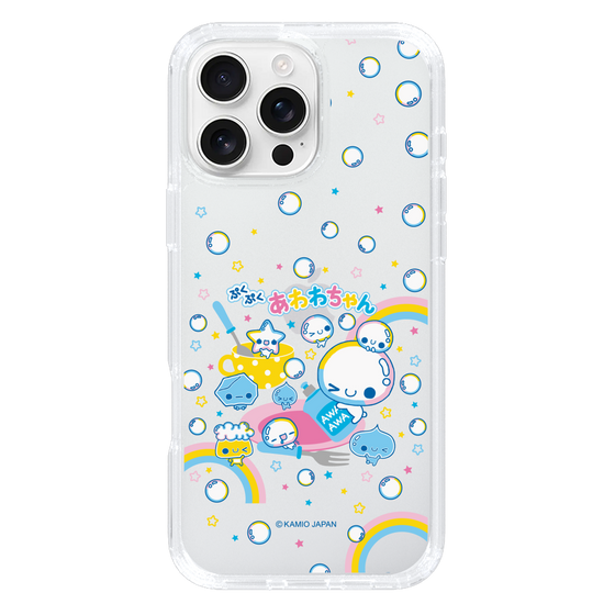 スリムプロテクションケース［ ぷくぷくあわわちゃん - しゃぼんだま ］