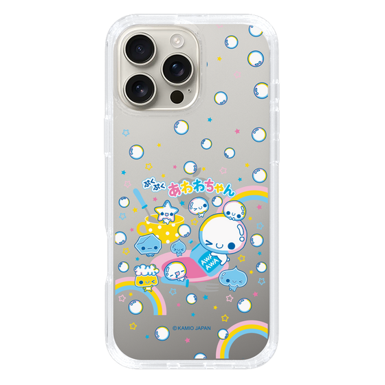 スリムプロテクションケース［ ぷくぷくあわわちゃん - しゃぼんだま ］
