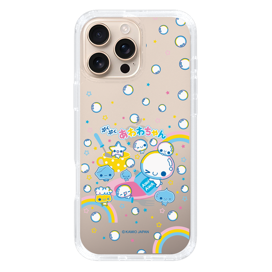 スリムプロテクションケース［ ぷくぷくあわわちゃん - しゃぼんだま ］